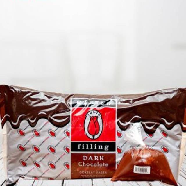 

Repack 250g Tulip filling / Dark Chocolate filling / Pasta Coklat / Coklat filling