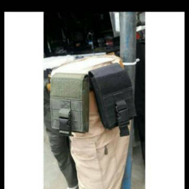 Tas hp pingang tactical army weist bag gadget murah berkualitas