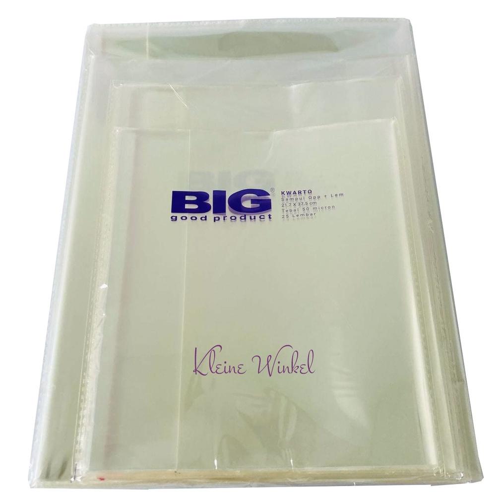 

[(BAYAR DITEMPAT) Sampul Buku Plastik OPP BIG Kwarto, Boxy, LKS, Folio