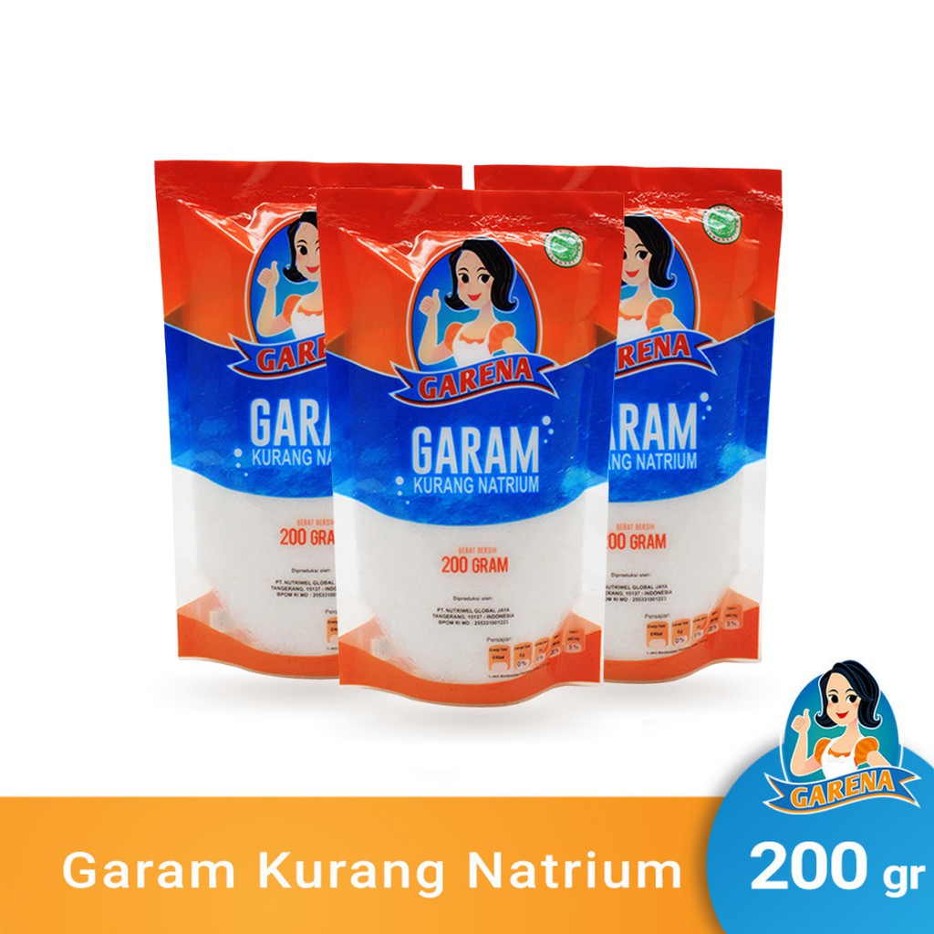 

Garena Garam 200gr (3pcs)
