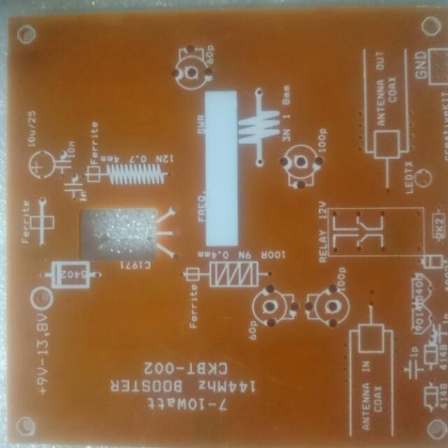 PCB Booster 2 meteran 144Mhz
