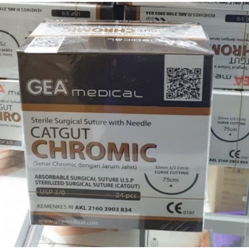 Catgut chromic 3/0 GEA Medical