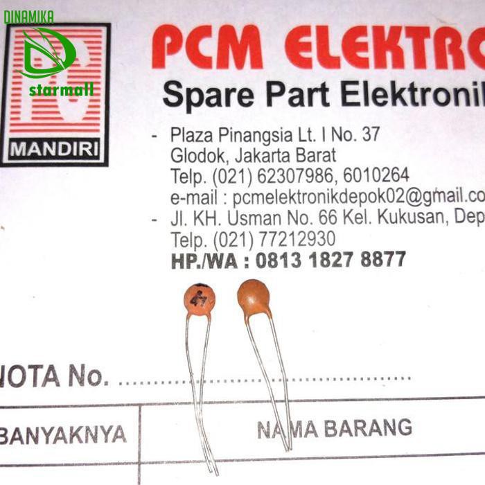 Kapasitor Keramik Ceramic 47Pf 47 Piko Farad Pcmelebik54