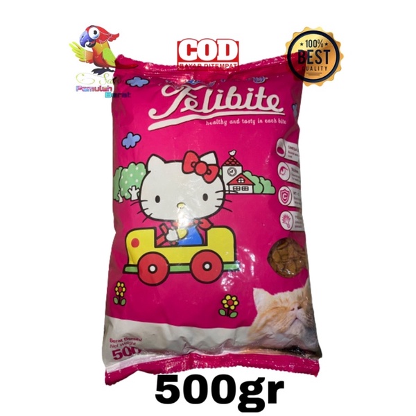 PAKAN KUCING FELIBITE  BENTUK IKAN  500 GRAM CAT FOOD PAKAN KUCING FELIBITE FELIBITE IKAN cat food f