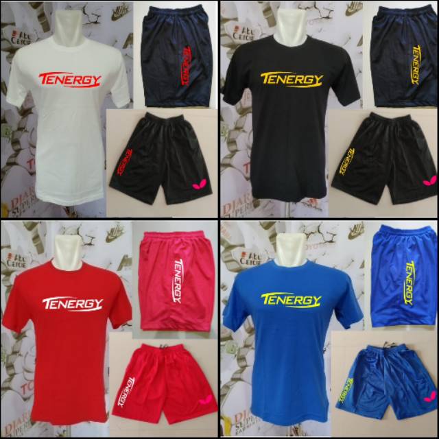 Baju tenis kaos tenis meja celana tenis meja