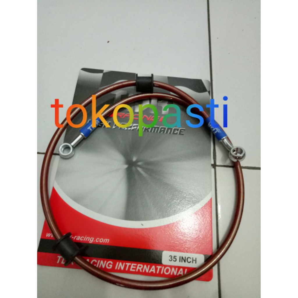 selang rem variasi TDR depan motor satria fu, sonic 150,ju bac 68