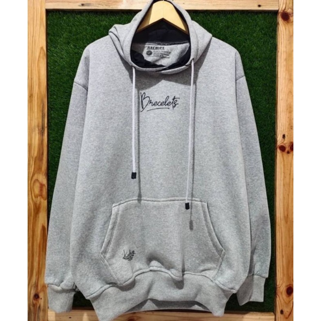 Kachios Sweater Hoodie Pria Distro Premium Original Abu Misty Hoodie Oversize Pria/Wanita Bahan Flee