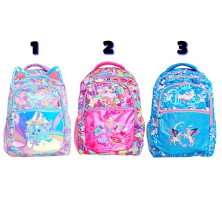  Smiggle  Backpack Anak Perempuan Ungu Kupu Butterfly Tas  