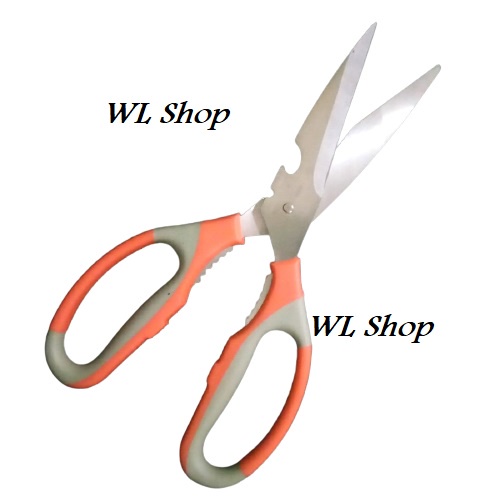 Gunting Besar Stainless Serbaguna Gunting Dapur Pemotong Tebal Bagus Kuat Dengan Pembuka Botol Potong Scissor