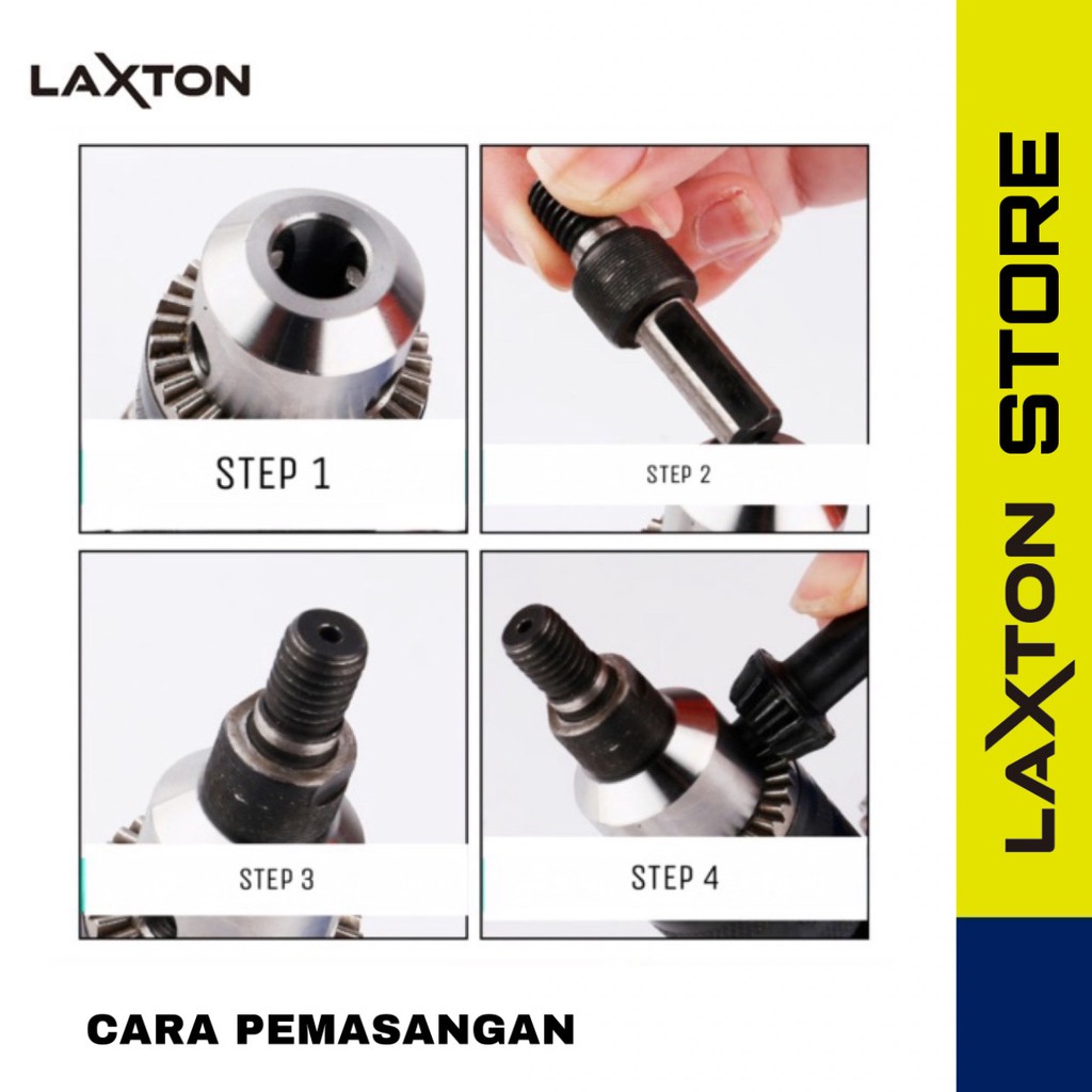 Adaptor mesin bor ke mesin gerinda (konektor/sambungan bor ke gerinda)