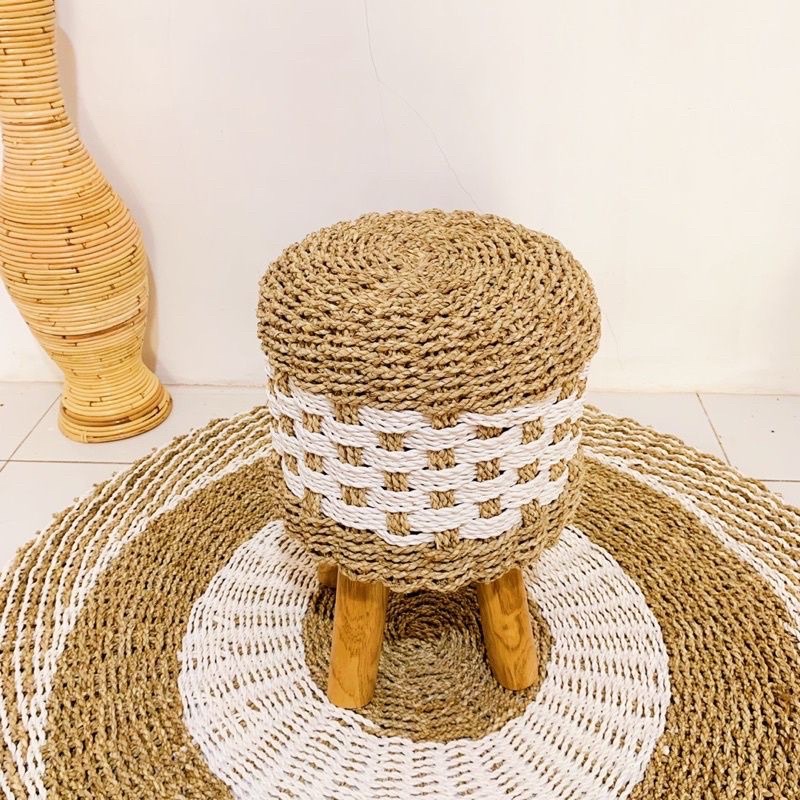 Kursi Stools Seagrass Diameter 30cm