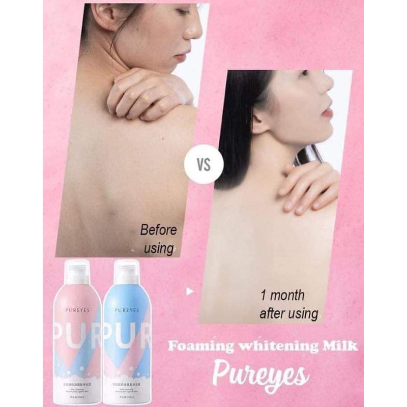 Pureyes Milk White Shower Gel Pink