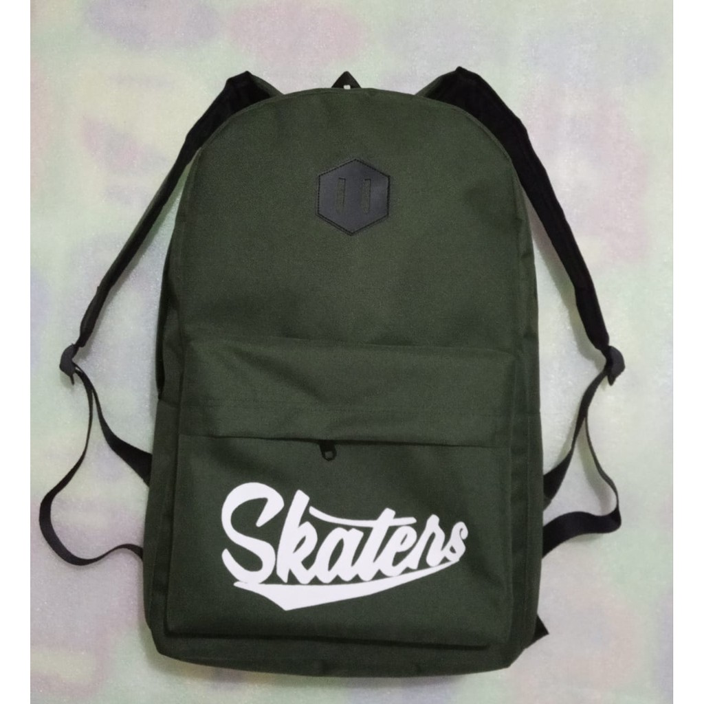 TAS RANSEL DISTRO SKATERS PRIA&WANITA-TAS SEKOLAH-army