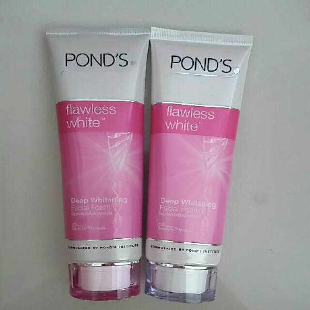 ponds flawless white facial foam