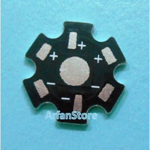 Heat Sink PCB LED 1W 3W Heatsink Bintang Aluminium Plat Base Pendingin