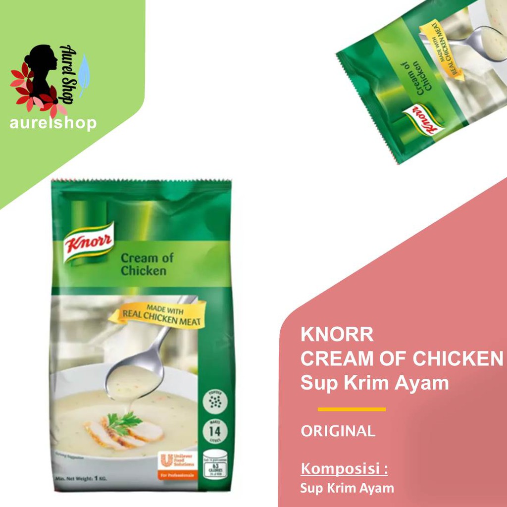 

KNORR Cream of Chicken Soup kemasan 1 kg