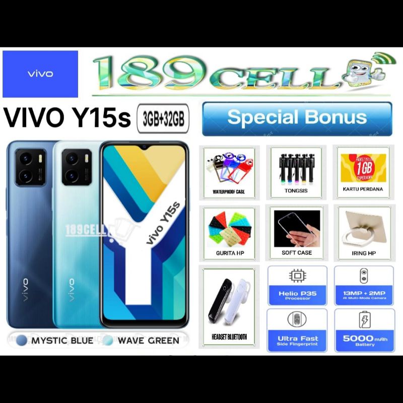 VIVO Y12S | Y15S RAM 3/32 GB GARANSI RESMI VIVO INDONESIA-1
