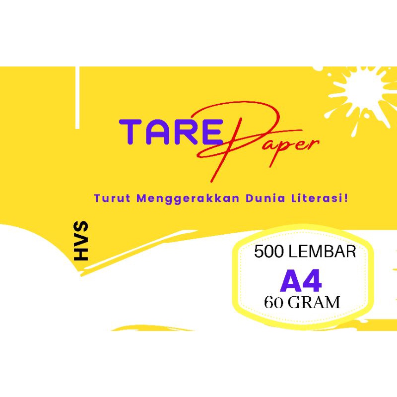 

Kertas HVS A4 60 Gram HVS A4 60gr HVS A4 60 grm HVS A4 60g 500 Lembar 1 RIM