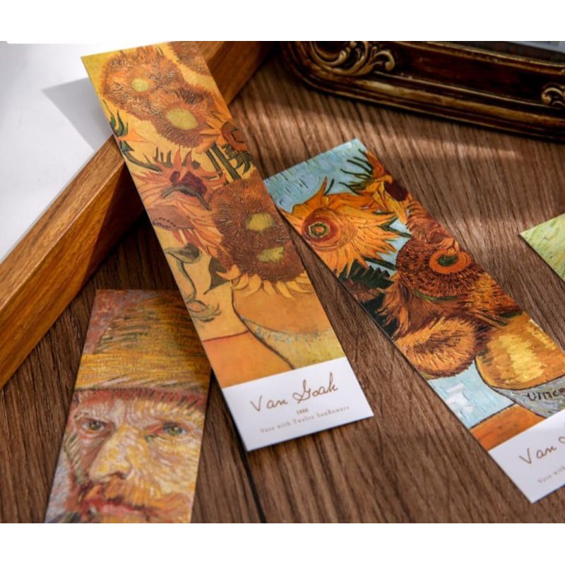 pembatas buku bookmark edisi van gogh vintage