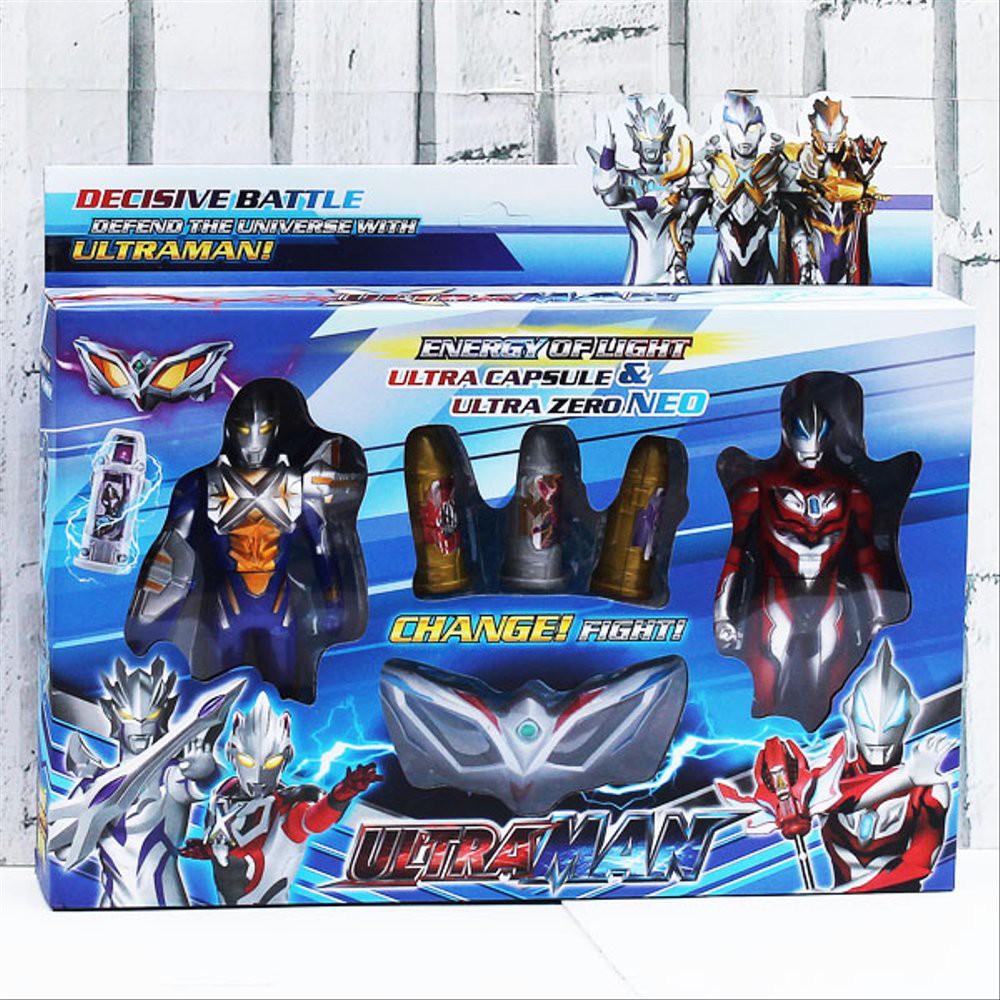 Unik Figure Ultraman Zero Ultraman Plus Capsule Dan Kacamata Limited Shopee Indonesia