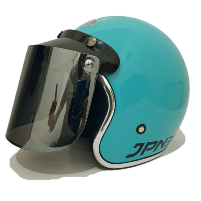 Helm JPN Sky Blue Glossy List Chrom