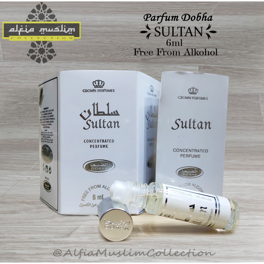 Parfum Dobha Sultan 6 Ml 1 Bok Isi 6 Pcs