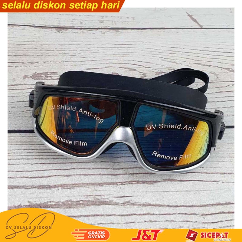 Kacamata Renang Dewasa Anti Fog UV Protection Selam Menyelam Kaca Mata Berenang Pria Wanita Murah Ri