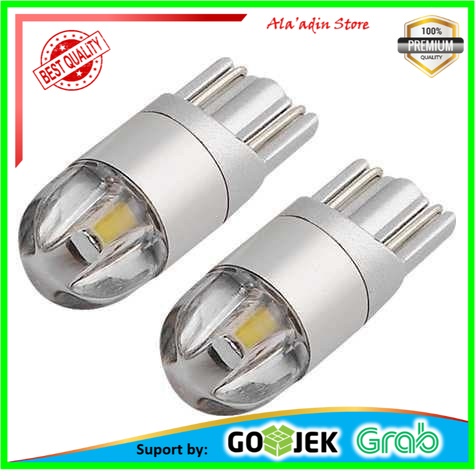 Cuci Gudang Lampu Mobil Headlight LED T10 W5W 2 SMD 3030 2PCS