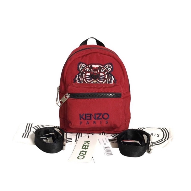 kenzo mini rucksack red canvas backpack NBU