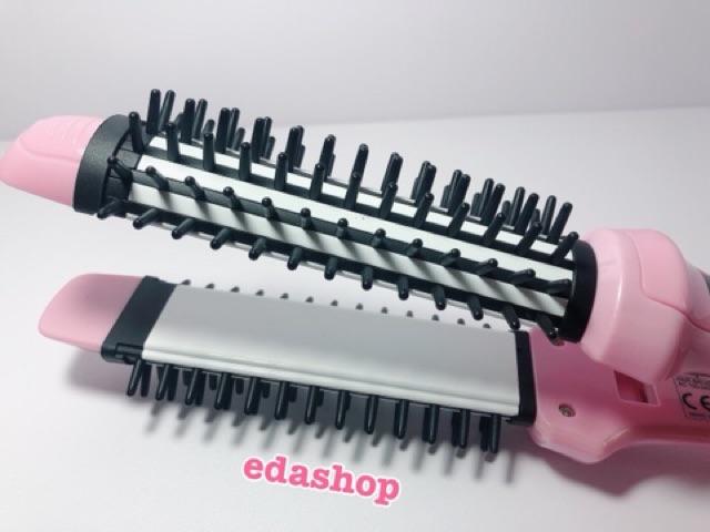 Catokan Terbaru Ladystar Pink Brush 2in1 LS-608 , bisa catok lurus , blow n curly , dijamin bagus