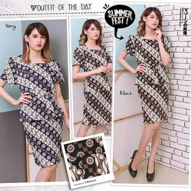 BS Dress Batik Scuba - 589
