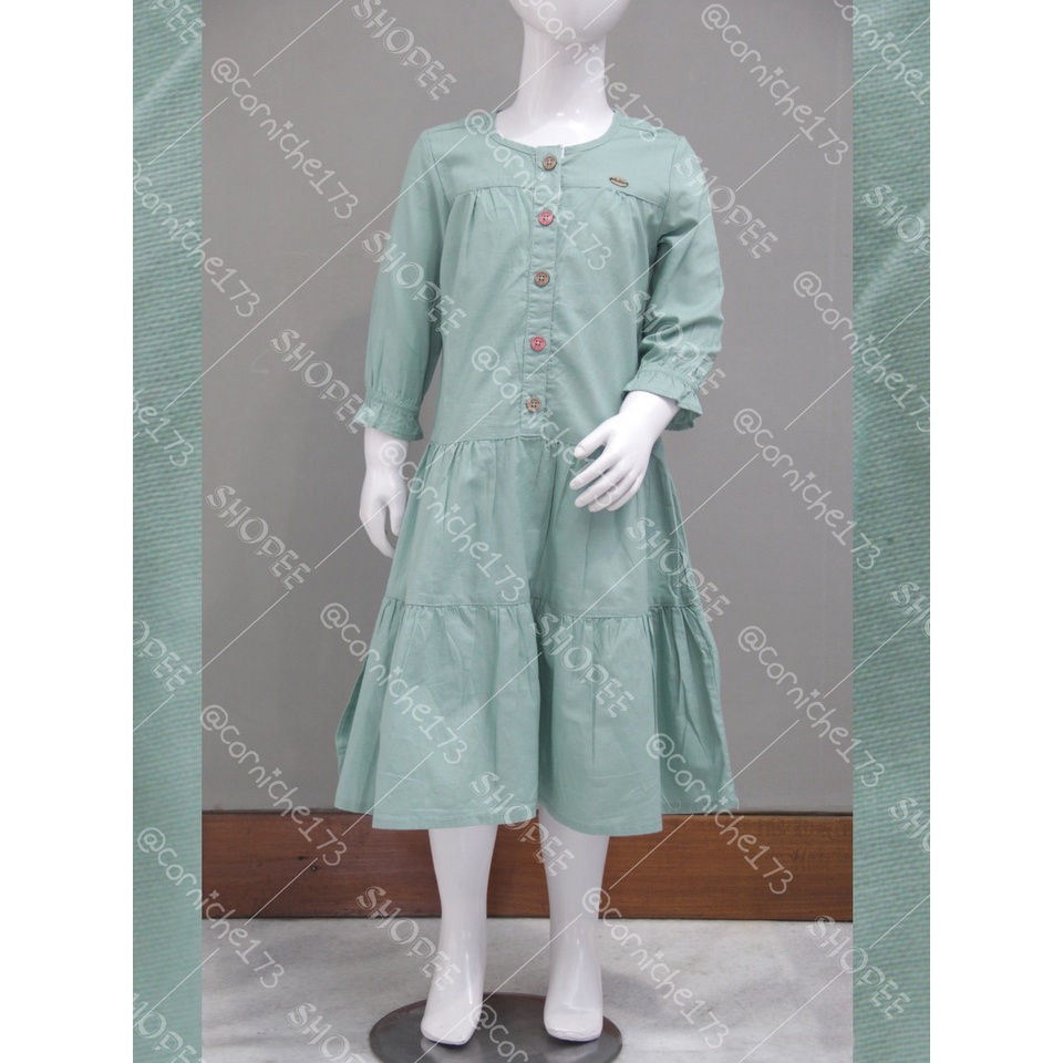 Corniche Kids Ardena Dress Kids Granite Green - TH K50124