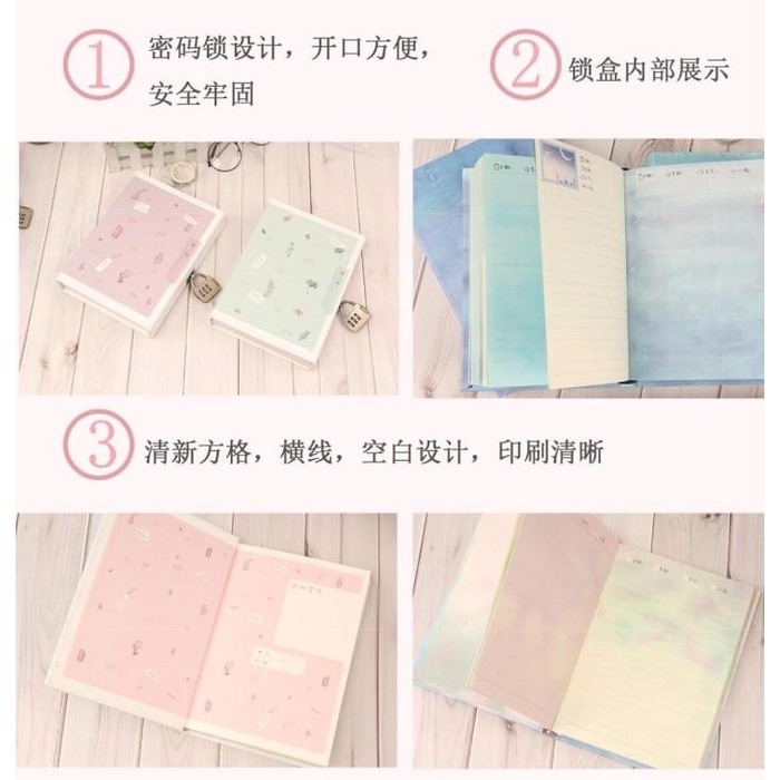 

Buku Tulis / Notebook Sowing Happiness | Hard Cover Buku Dengan Gembok
