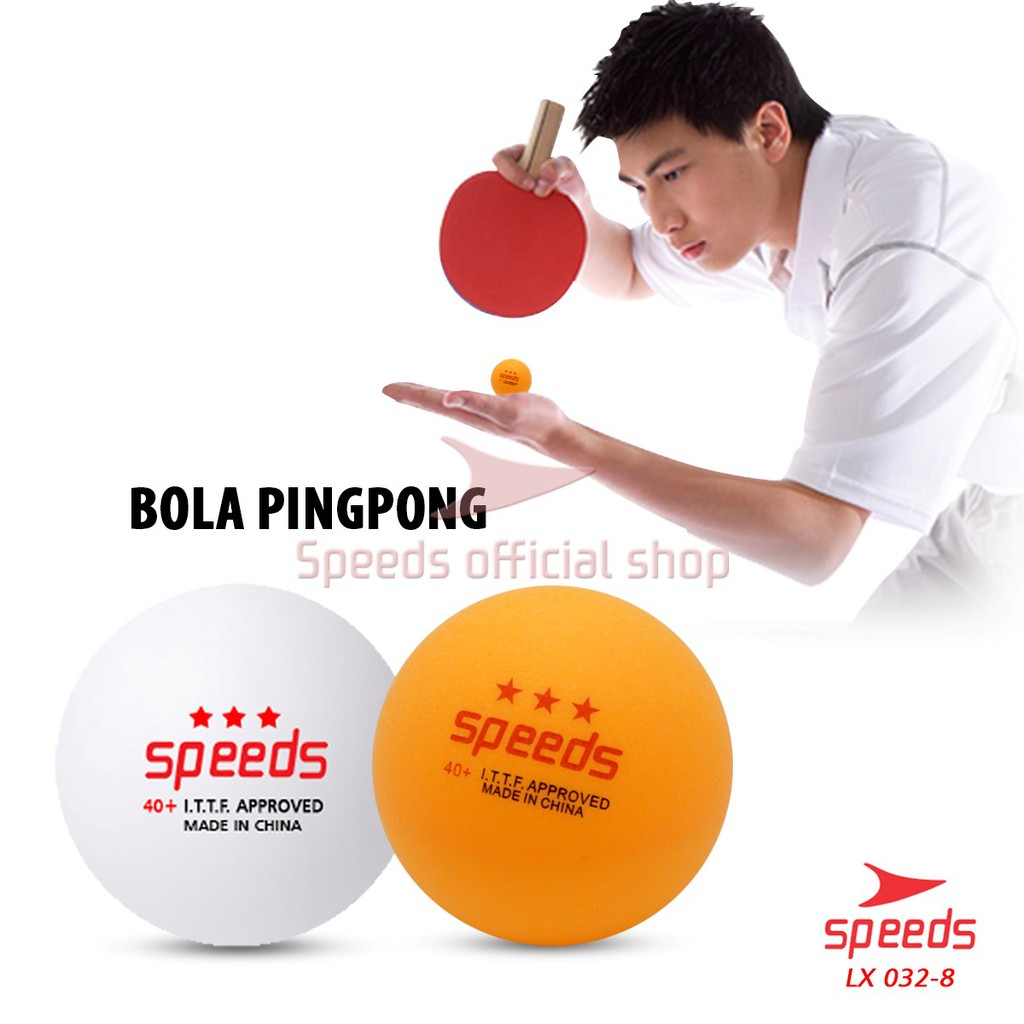 Speeds Bola Ping Pong Pingpong Tenis Meja Bintang 3 Isi 1 Pcs Original Import 032 8 Shopee Indonesia