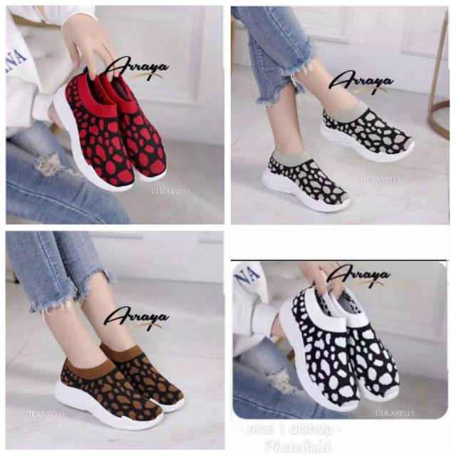 Ash.Sepatu Slip On Arraya