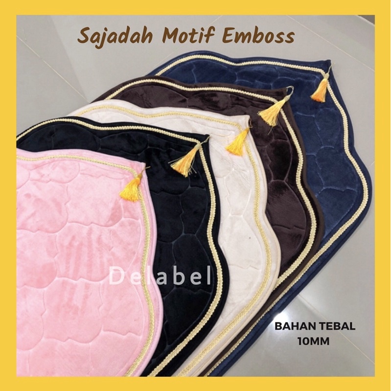 ( READY STOCK ) SAJADAH EMBOSS / SEJADAH SESERAHAN / SEJADAH AESTHETIC / SEJADAH PREMIUM / SAJADAH ESTETIK