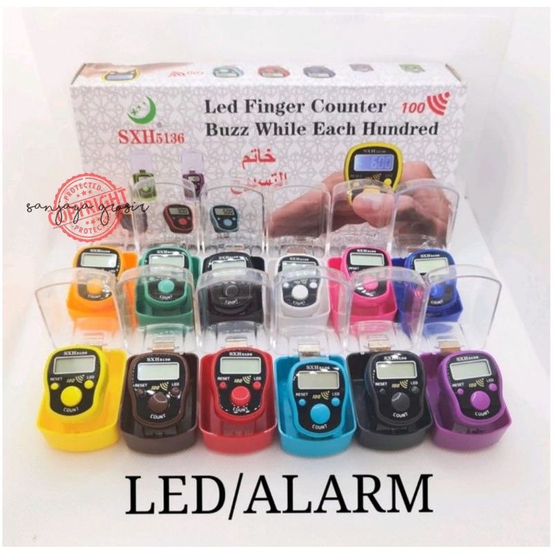 TASBIH DIGITAL LED ALARM SATUAN/ TASBIH DIGITAL LED