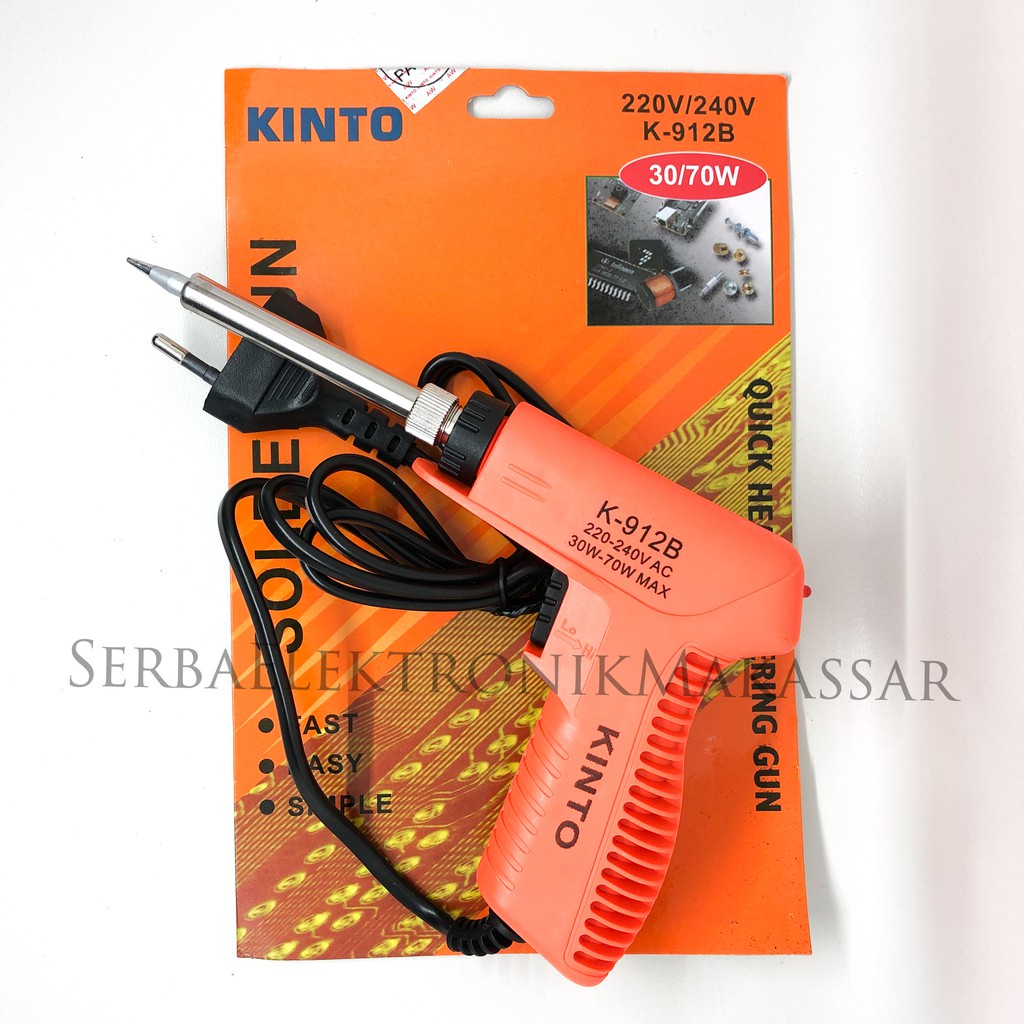 Solder Listrik Tembak Soldering Iron Gun KINTO K-912B 30-70W