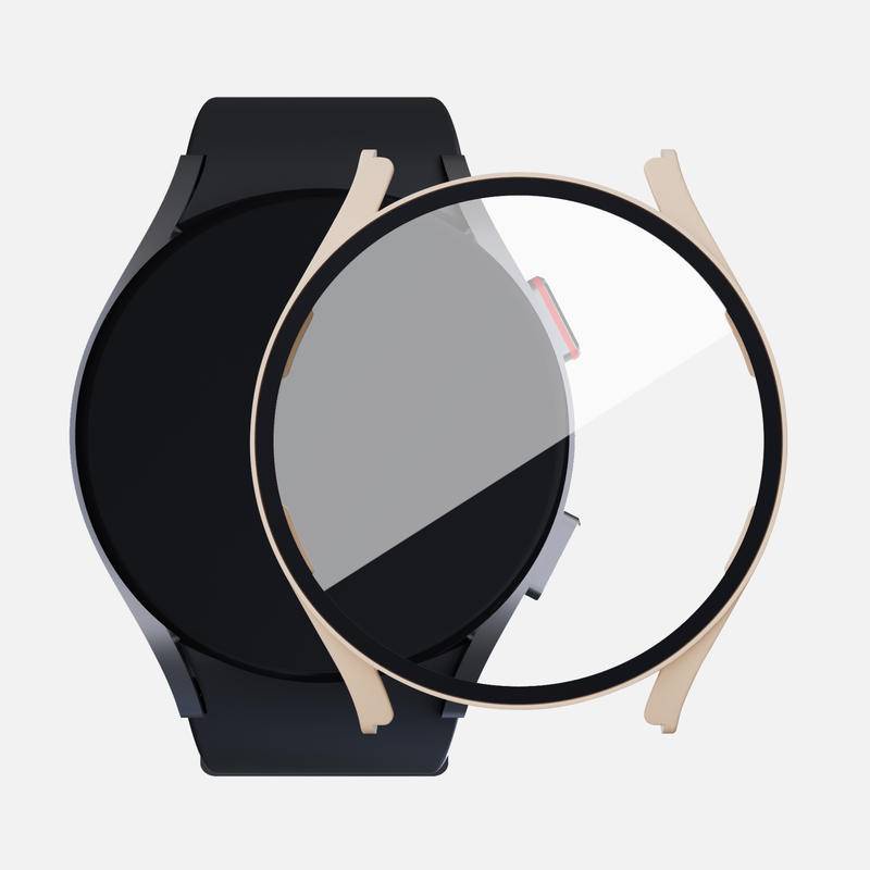 Case Pelindung Jam Tangan Bahan Kaca Kuat Ukuran 40mm 44mm Untuk Samsung Galaxy Watch 5