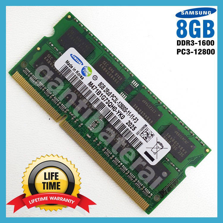Sodim 8gb ddr3 dr3l 1600 pc3l-12800 low voltage