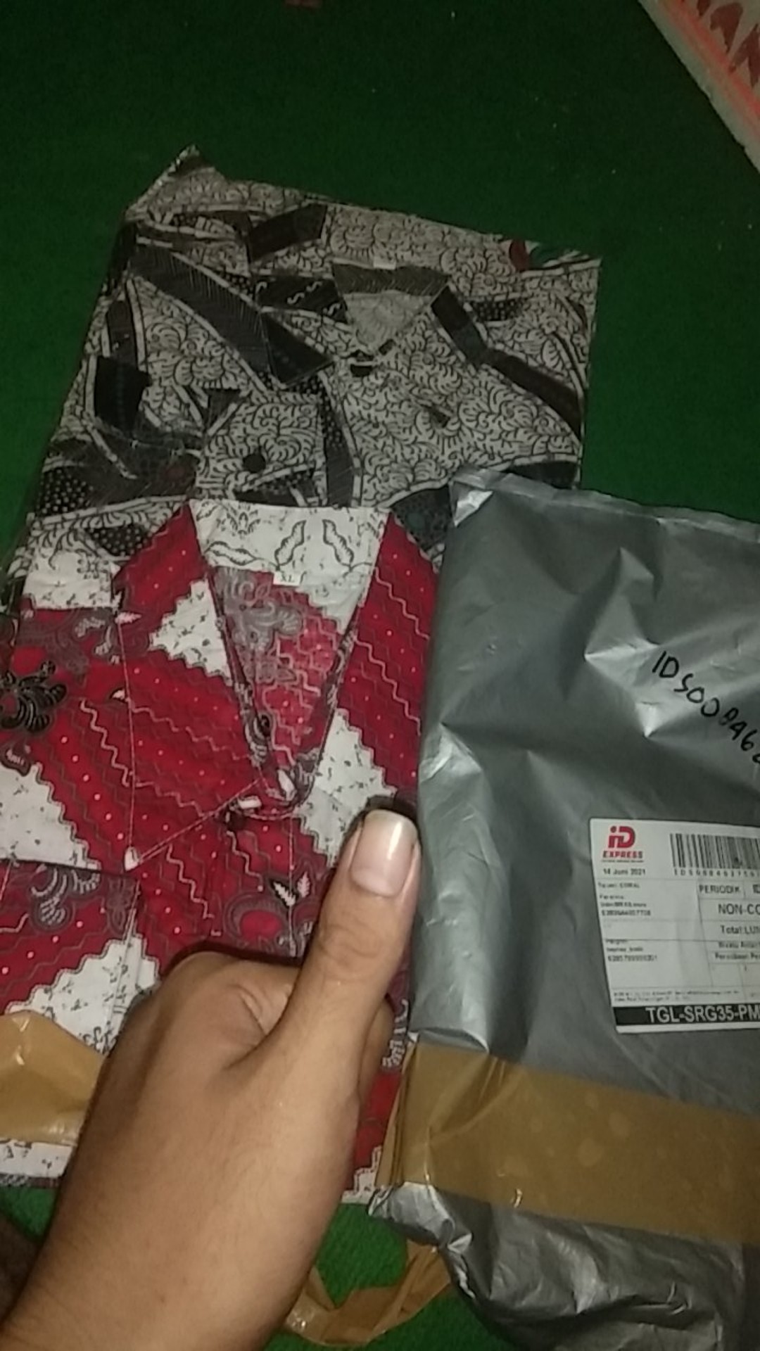 Size M L Xl Xxl Bswart Batik Hrb026 Kenongo Hem Pendek Padi Pekalongan M L Xl Xxl