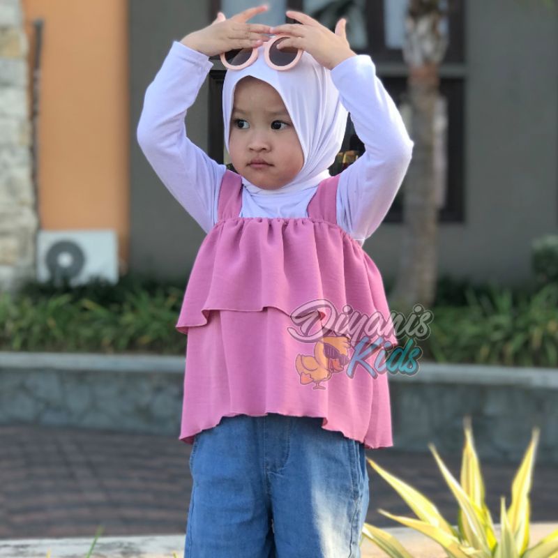 SUSAN blouse baju atasan anak perempuan 2-7 tahun bahan crincle airflow