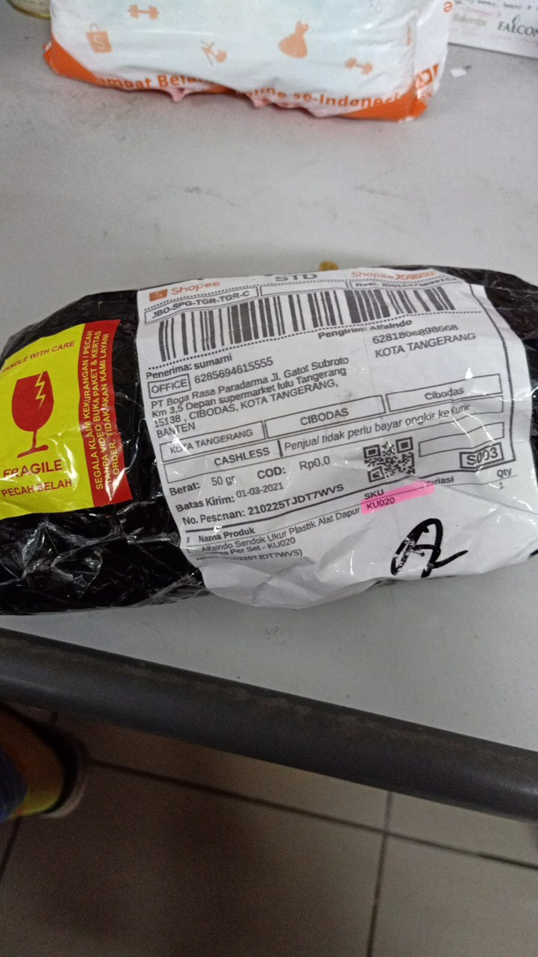 Alfaindo Sendok Ukur Plastik Alat Dapur 10pcs Per Set - Ku020