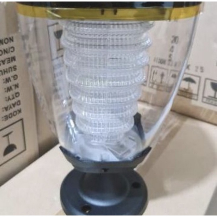 Lampu Pilar Dinding Solar Cell Lampu Pagar Tenaga Surya Outdoor Hias