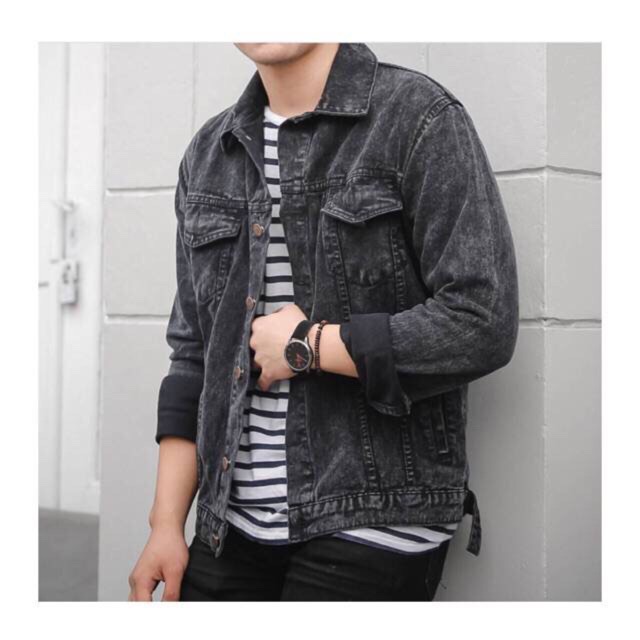 Jaket jeans snowblack