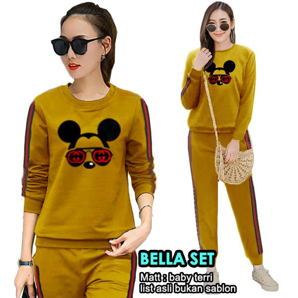 Bella Set - Logo Smile (LS) - Ukuran XL - Matt Baby Terri