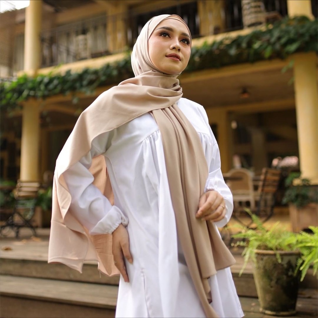 Jilbab Pashmina Panjang 200 x 75 Diamond /  Pashmina Sabyan 2 Meter Panjang Premium ukuran Jumbo / Pahmina Sabyan Premium-1