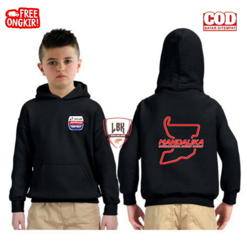 JAKET SWEATER HOODIE ANAK SIRKUIT MANDALIKA