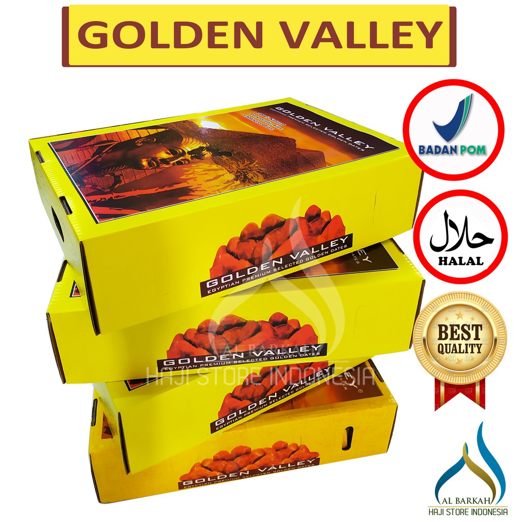 

Kurma Golden Valley / Kurma Mesir Madu 10KG BPOM Original