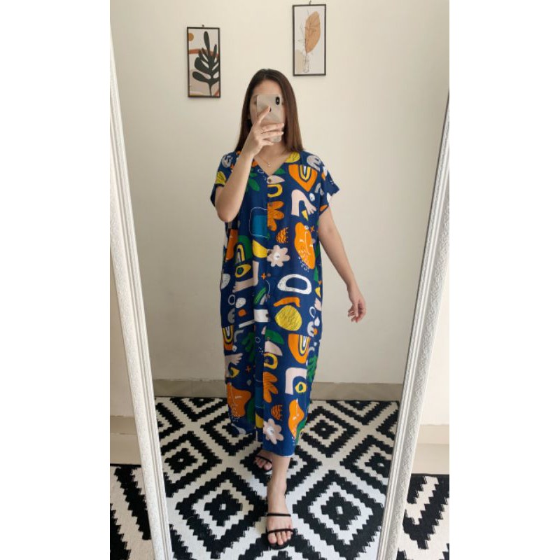 DASTER JUMBO BUSUI FULL KANCING DEPAN